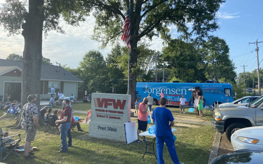 Bats Can’t Hold Her Back: Pres. Candidate Jorgensen Visits Collierville