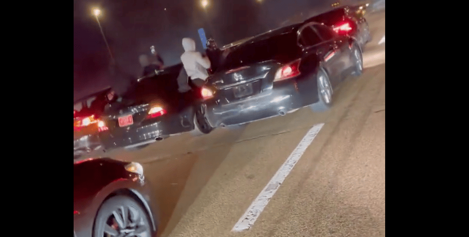 Armed Thugs Shut Down I-240 So They Can Do Donuts