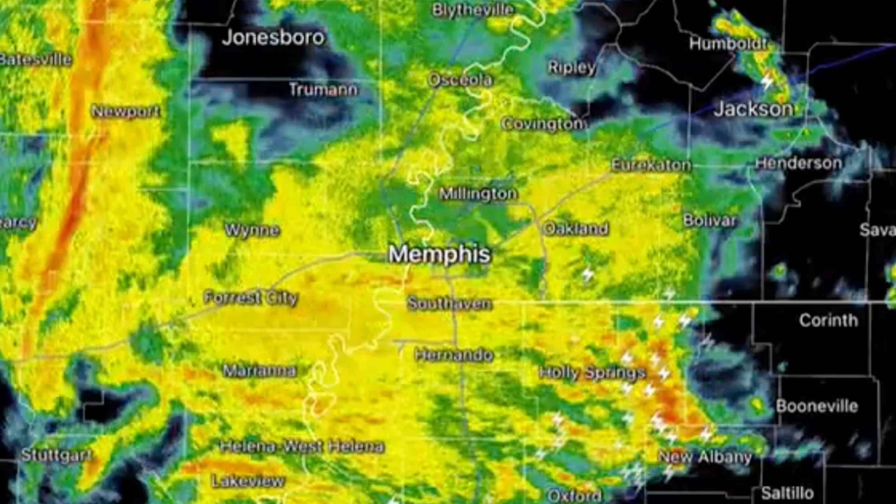 Thousands Lose Power As Gusty Winds And Heavy Rain Pound Mid South ...